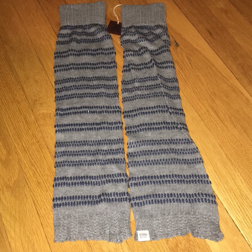 Ruehl leg warmers
